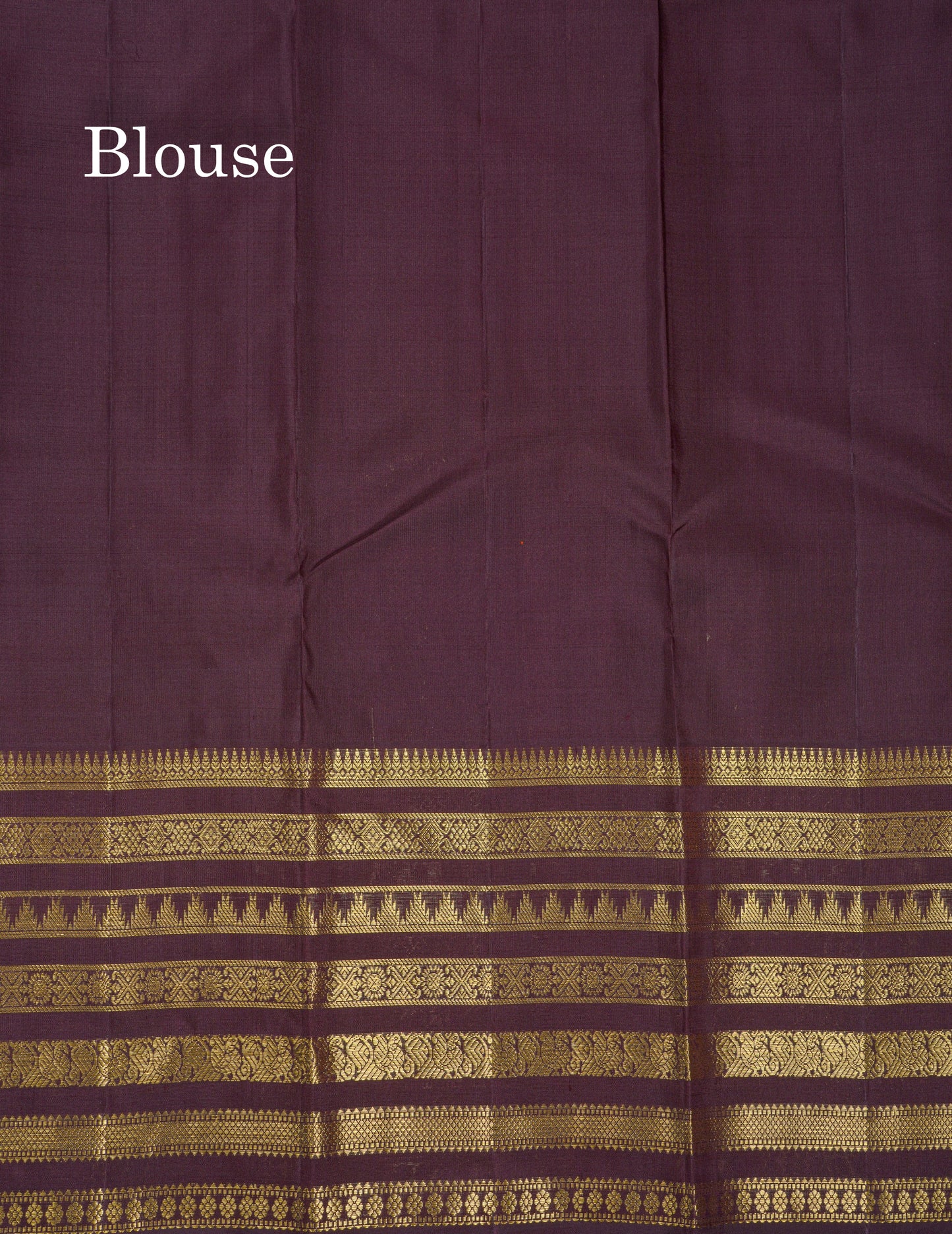 Beautiful Rust Orange Pure Kanjivaram Silk Saree With Contrast Dark Brown Traditional Long Border