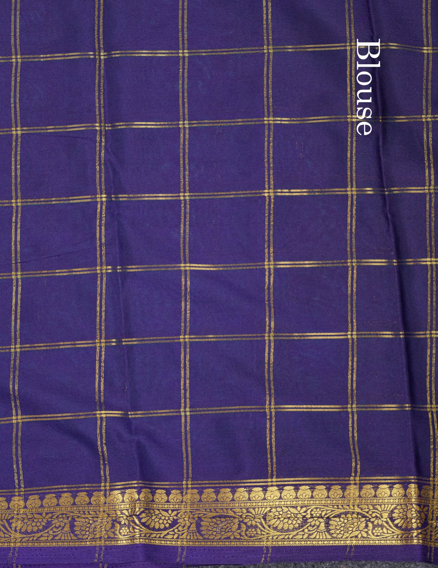 Beautiful Chilly Red Zari Checks Semi Mysore Silk Saree With Contrast Green Small Traditional Border