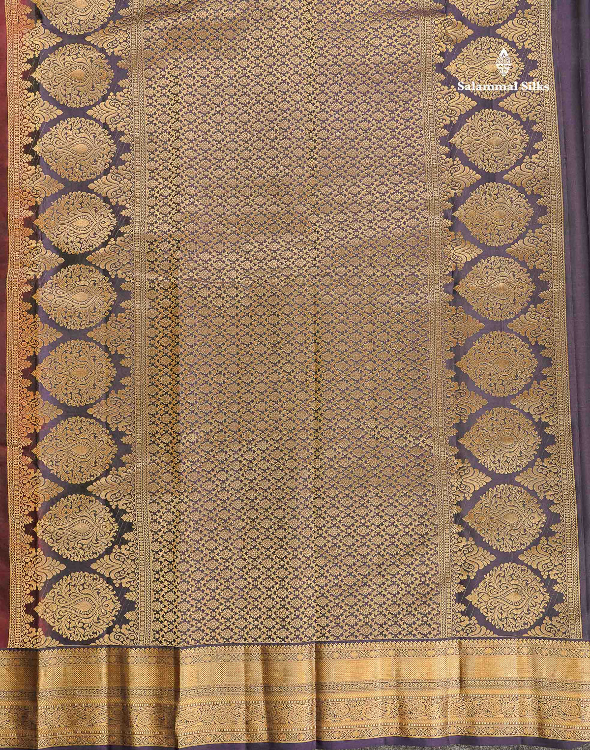 Pure Kanjivaram Silk Saree - Teal Blue Colour Body With Dark Navy Blue Border