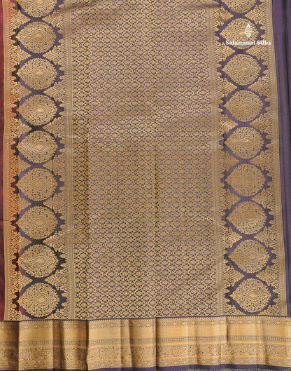 Pure Kanjivaram Silk Saree - Teal Blue Colour Body With Dark Navy Blue Border