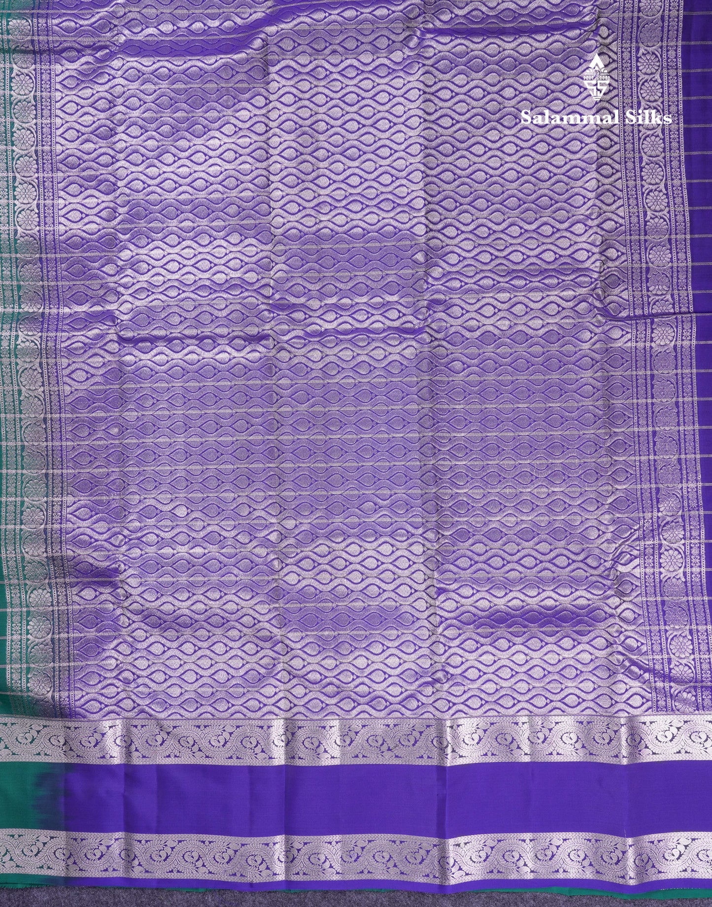 Beautiful Magenta Checks With Butta Puremix Silk Saree With Traditional Gap Border