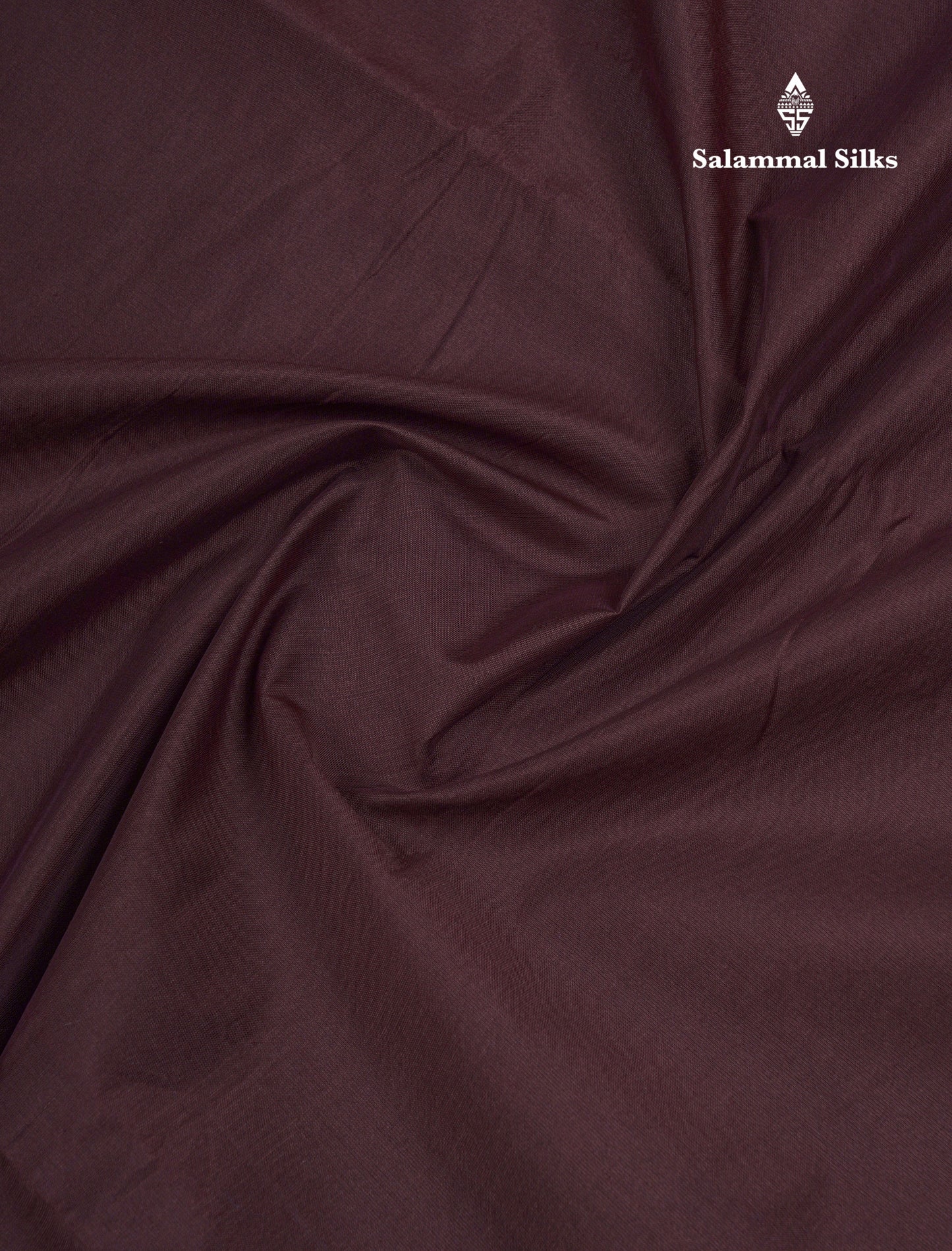 Beautiful Dark Brown Semi Silk Cotton Saree With Contrast Rani Pink Blouse