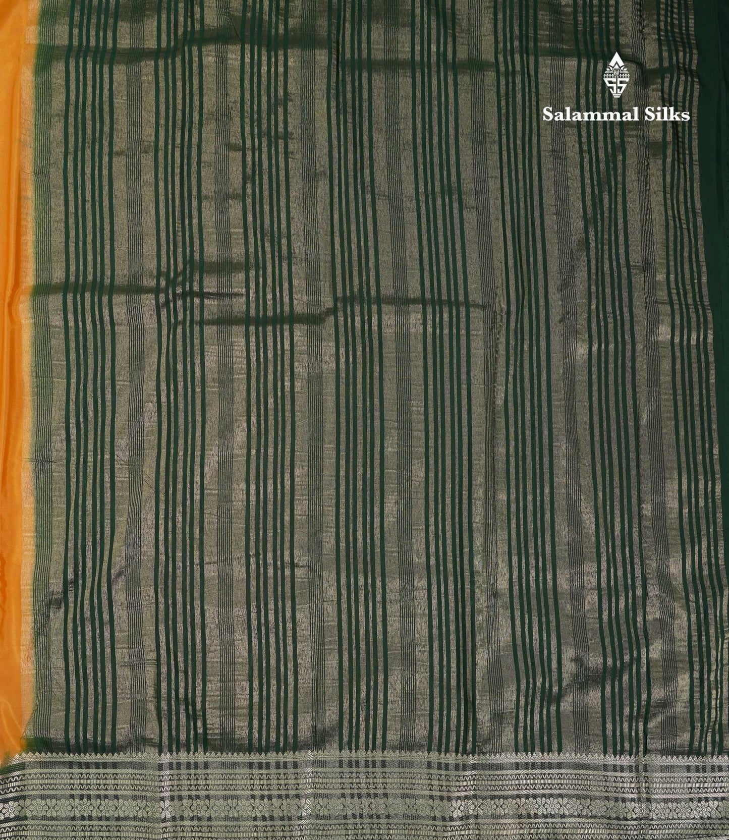 Beautiful Navy Blue Plain Semi Mysore Silk Saree With Contrast Pink Traditional Border