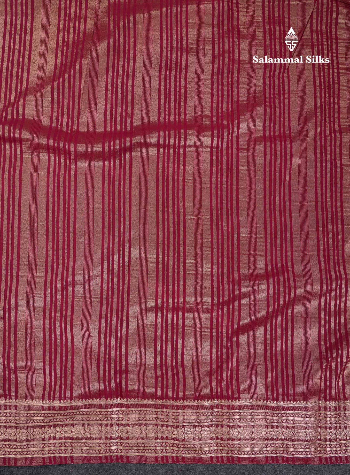 Beautiful Navy Blue Plain Semi Mysore Silk Saree With Contrast Pink Traditional Border
