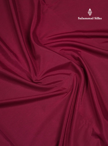 Beautiful Navy Blue Plain Semi Mysore Silk Saree With Contrast Pink Traditional Border