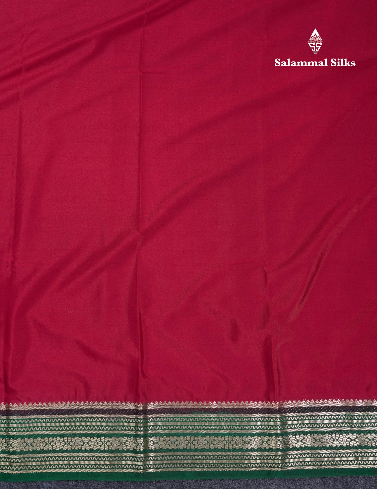 Beautiful Navy Blue Plain Semi Mysore Silk Saree With Contrast Pink Traditional Border