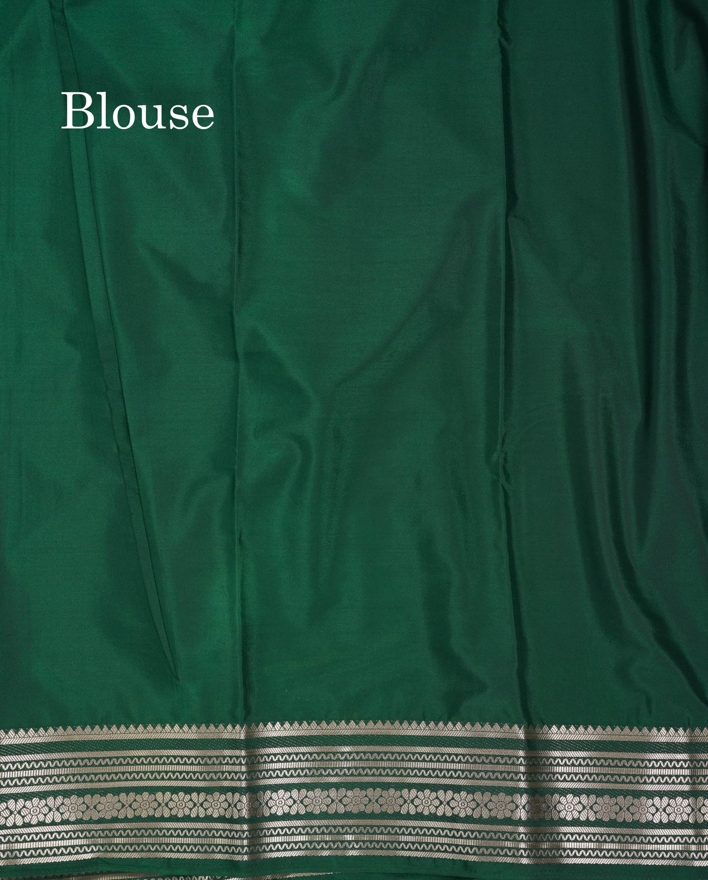 Beautiful Navy Blue Plain Semi Mysore Silk Saree With Contrast Pink Traditional Border
