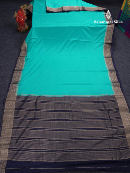 Beautiful Cream Sandal Plain Semi Mysore Silk Saree With Contrast Dark Maroon Traditional Border