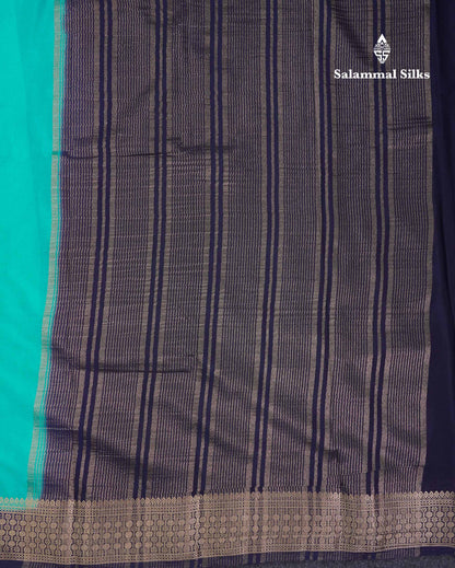 Beautiful Cream Sandal Plain Semi Mysore Silk Saree With Contrast Dark Maroon Traditional Border