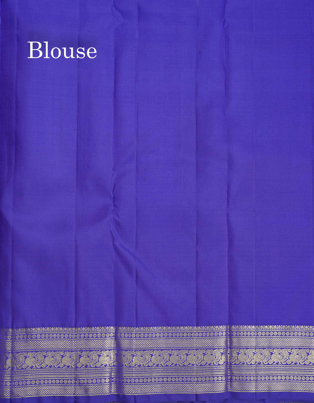 Pure Kanjivaram Silk Saree - Dual Tone Purple Colour Body Zari Butta & Contrast Violet Traditional Border
