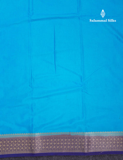 Beautiful Cream Sandal Plain Semi Mysore Silk Saree With Contrast Dark Maroon Traditional Border