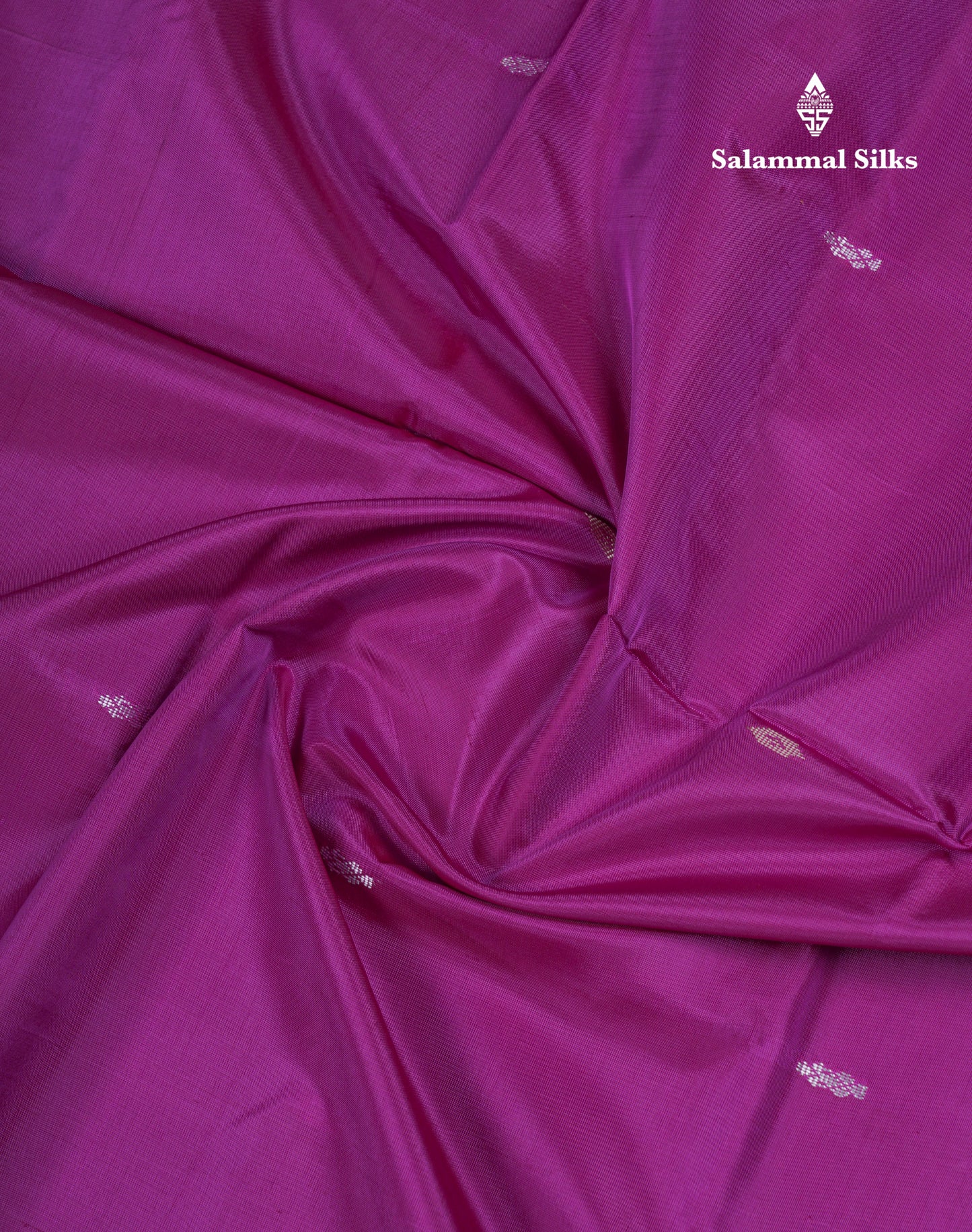Vadamalli Thread work Buttas Banana Pinth Saree (Vaazhainaar Pattu) With Contrast Peacock Green Blouse