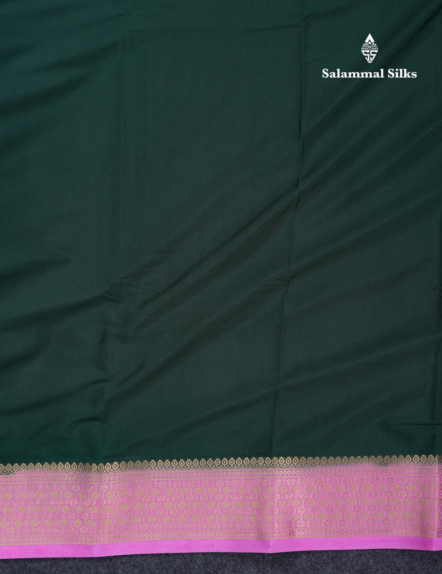 Beautiful Cream Sandal Plain Semi Mysore Silk Saree With Contrast Dark Maroon Traditional Border