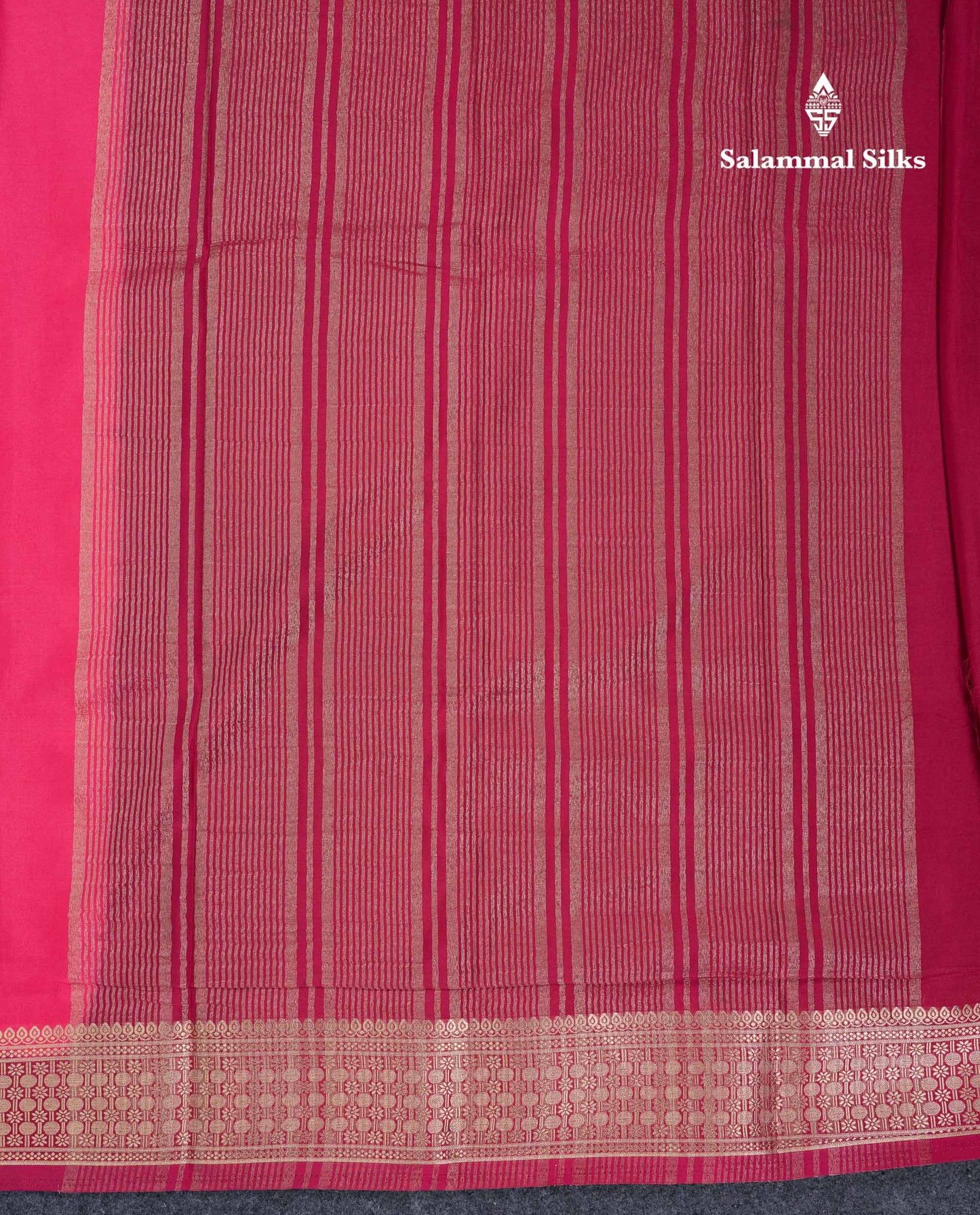 Beautiful Cream Sandal Plain Semi Mysore Silk Saree With Contrast Dark Maroon Traditional Border
