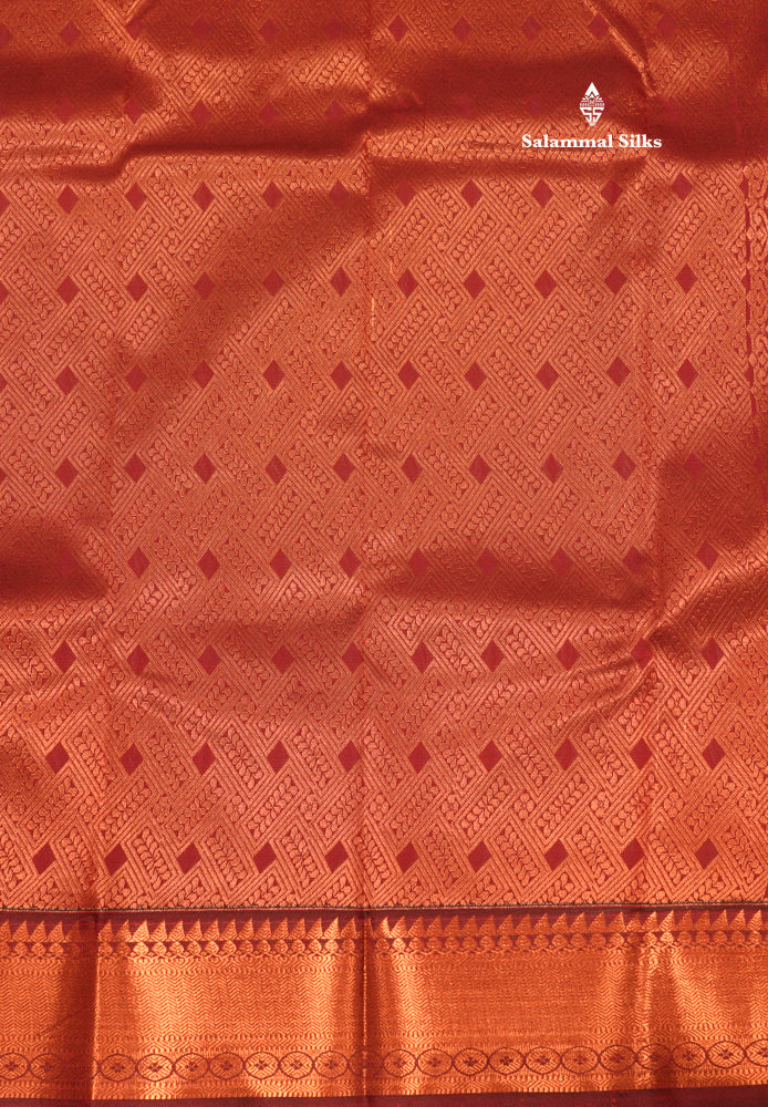 Navy Blue Colour Semi Silk Saree With Maroon Border