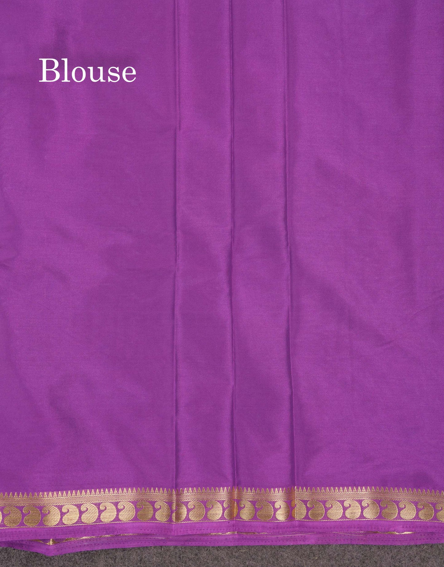 Beautiful Light Ramar Blue Plain Semi Mysore Silk Saree With Contrast Navy Blue Traditional Small Border