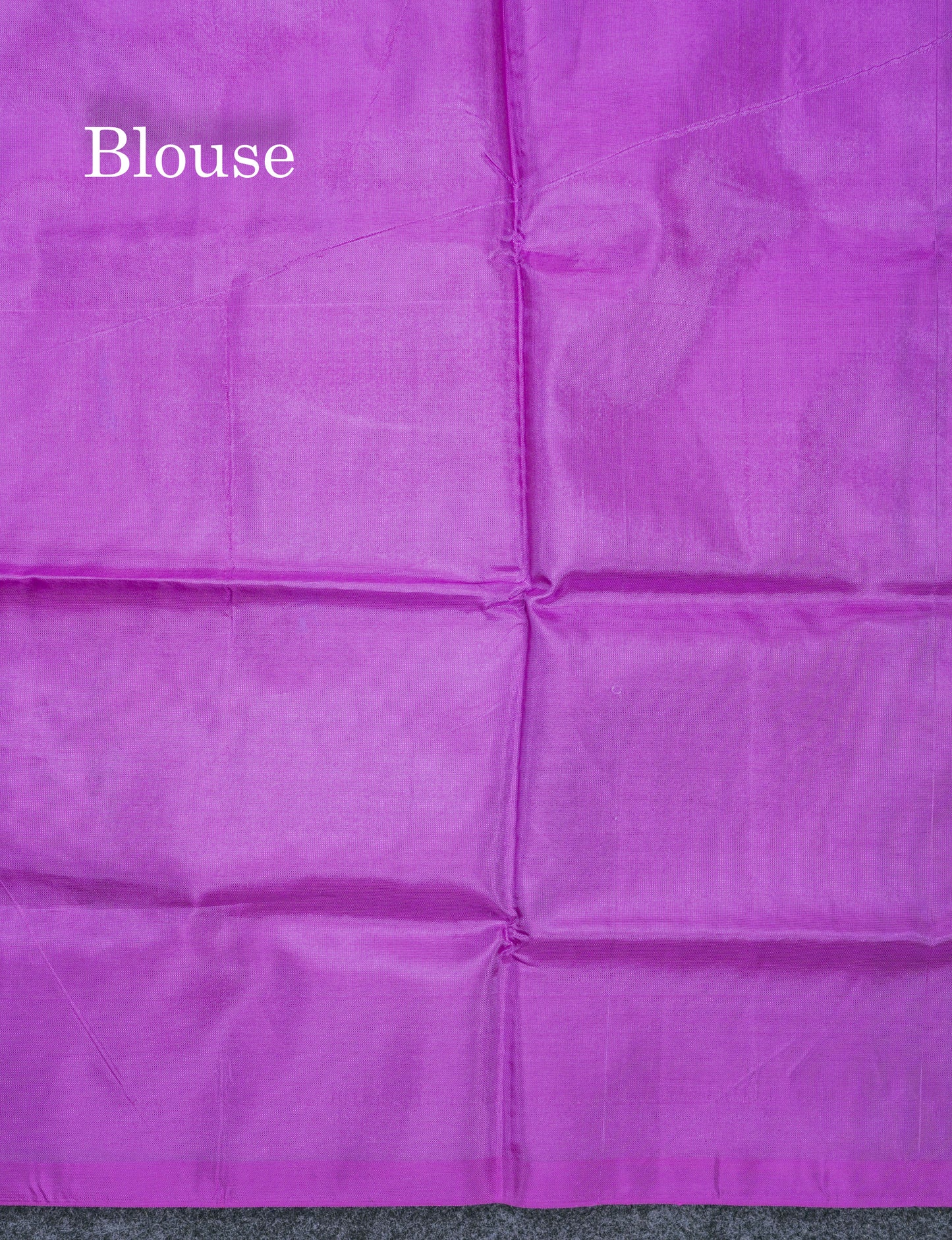 Pink Thread work Buttas Banana Pinth Saree (Vaazhainaar Pattu) With Contrast Violet Blouse