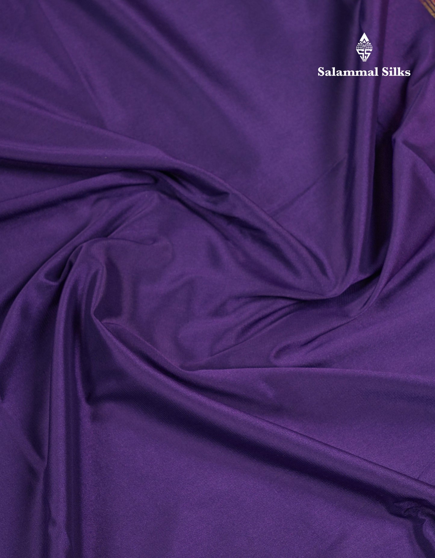 Beautiful Light Ramar Blue Plain Semi Mysore Silk Saree With Contrast Navy Blue Traditional Small Border