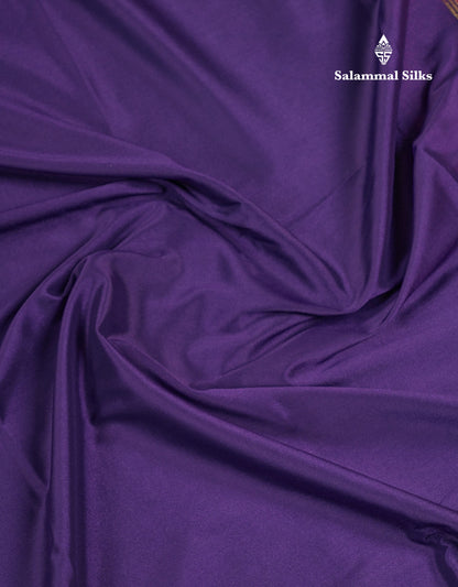 Beautiful Light Ramar Blue Plain Semi Mysore Silk Saree With Contrast Navy Blue Traditional Small Border