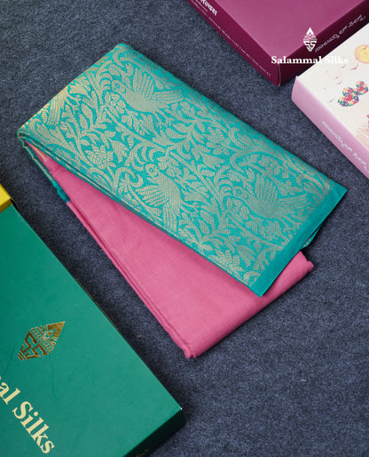 Beautiful Rust Orange Plain Pure Sungudi Cotton Saree With Contrast Brown Long Border