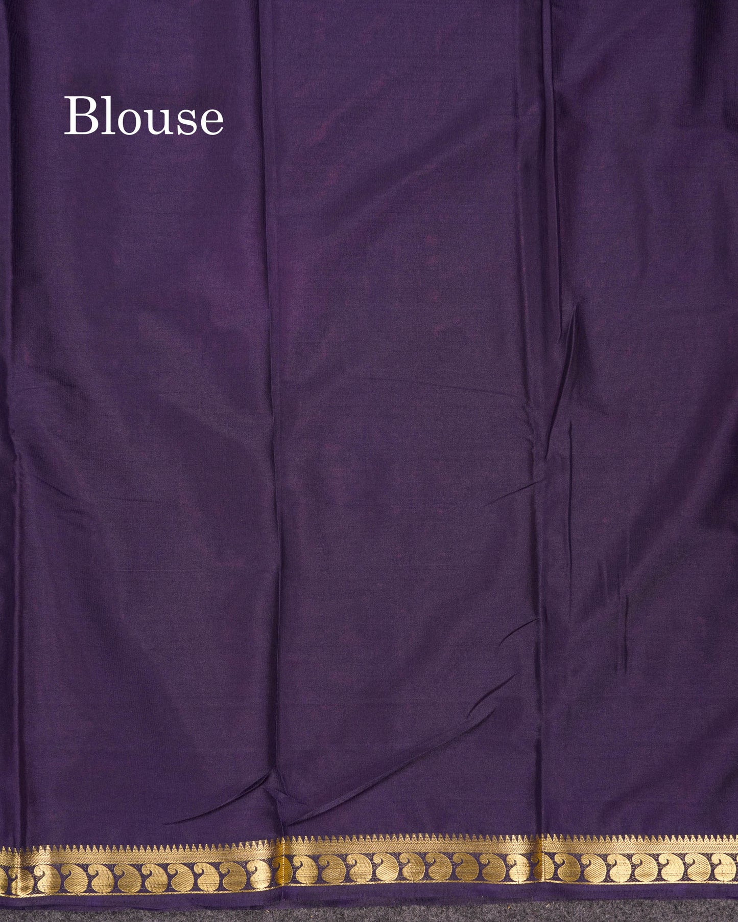 Beautiful Light Ramar Blue Plain Semi Mysore Silk Saree With Contrast Navy Blue Traditional Small Border