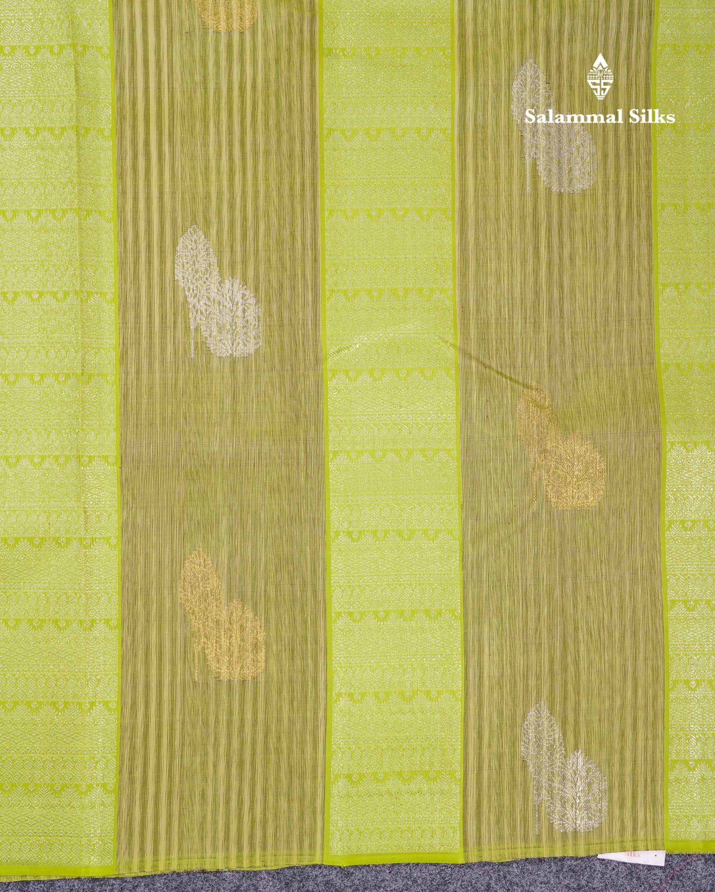 Beautiful Pista Green Fancy Pure Kanjivaram Silk Saree With Contrast Dark Purple Blouse