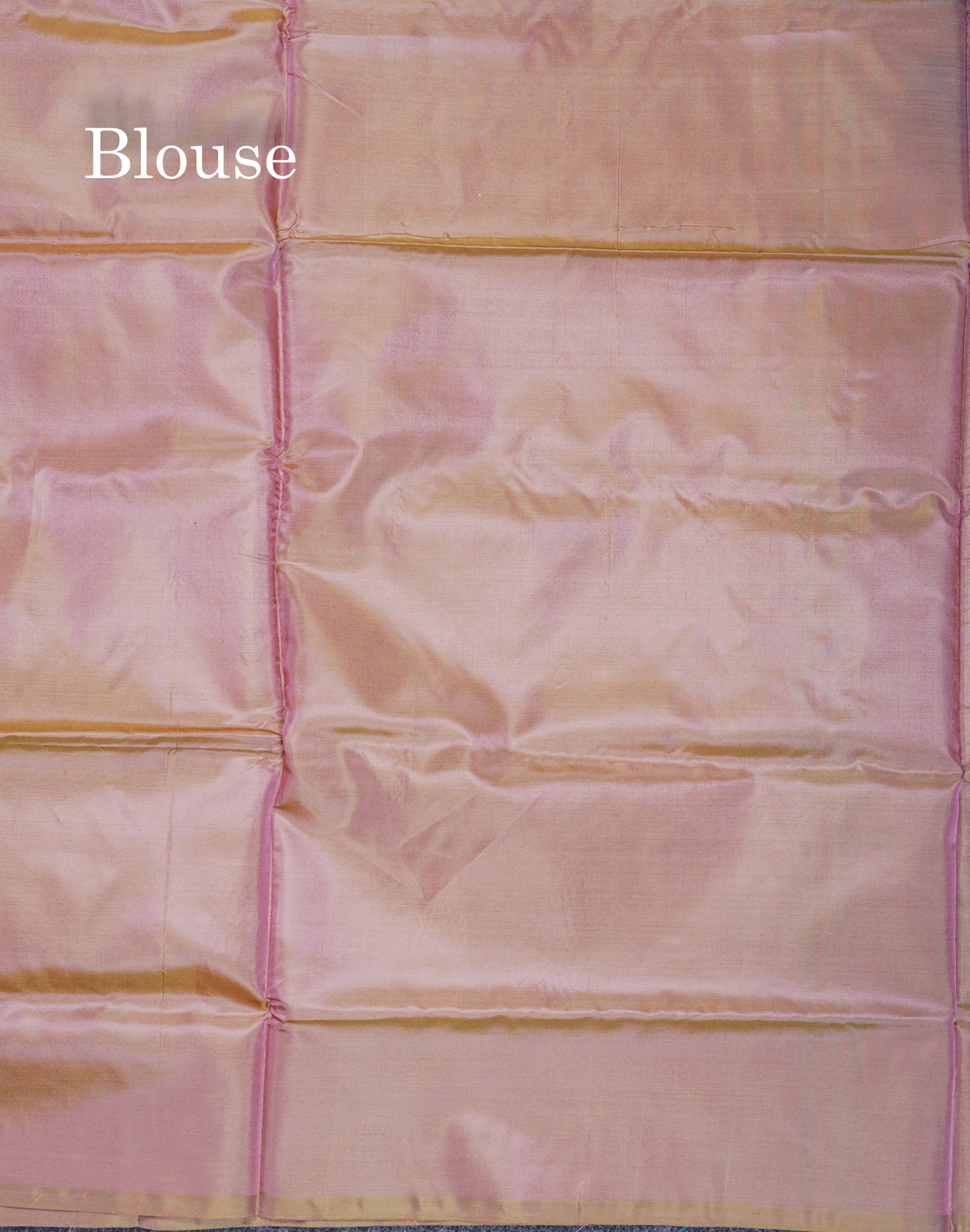 Green Shade Thread work Buttas Banana Pinth Saree (Vaazhainaar Pattu) With Contrast Baby Pink Blouse