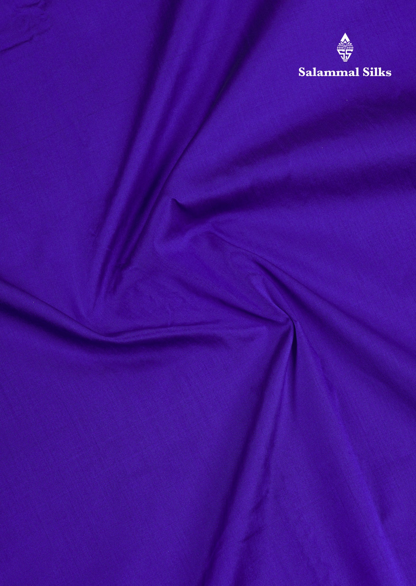 9.5 Yards Semi Silk Saree Dual Tone Violet with Contrast Pink Traditional Border