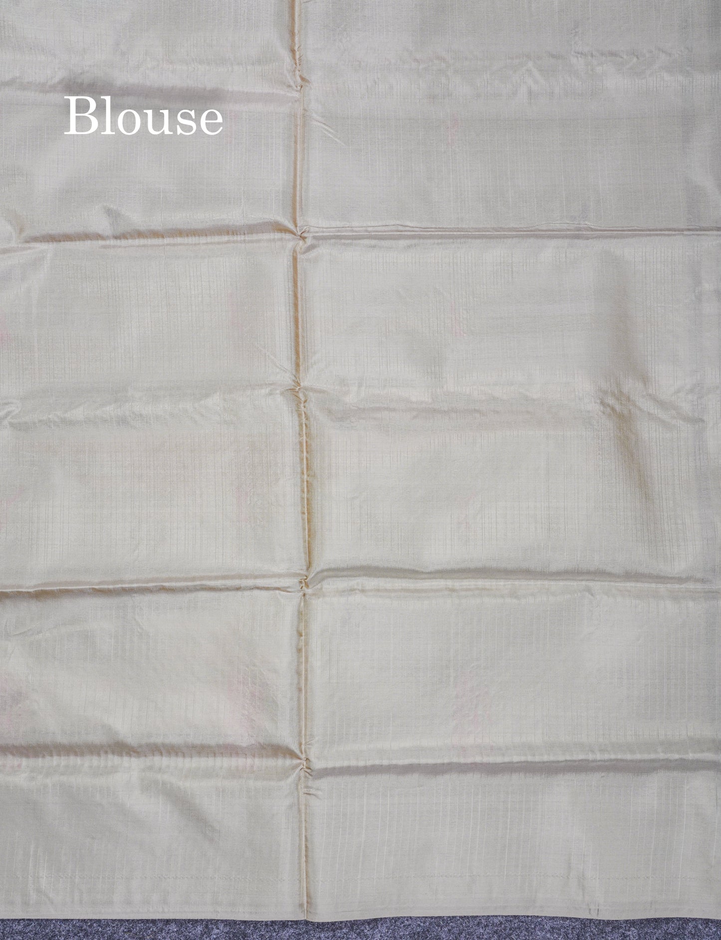 Dark Maroon Thread work Buttas Banana Pinth Saree (Vaazhainaar Pattu) With Contrast Cream White Blouse