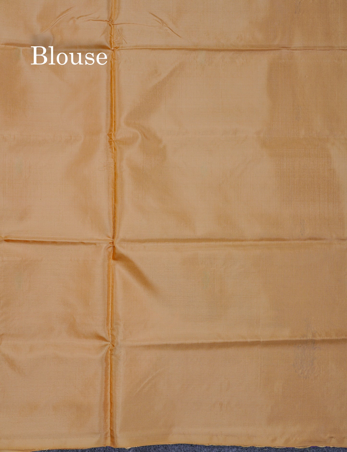 Violet Thread work Buttas Banana Pinth Saree (Vaazhainaar Pattu) With Contrast Sandal Blouse