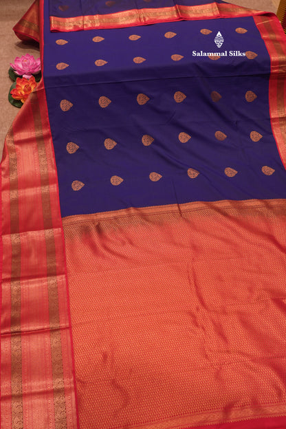 Sandal Colour Semi Silk Saree With Peacock Green Traditional Border