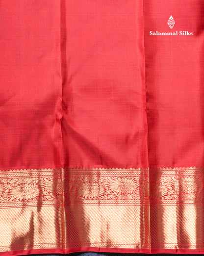 Maroon Grand Beautiful Meenakari Work Bridal Pure Kanjivaram Silk Saree Pure Zari with Self Border
