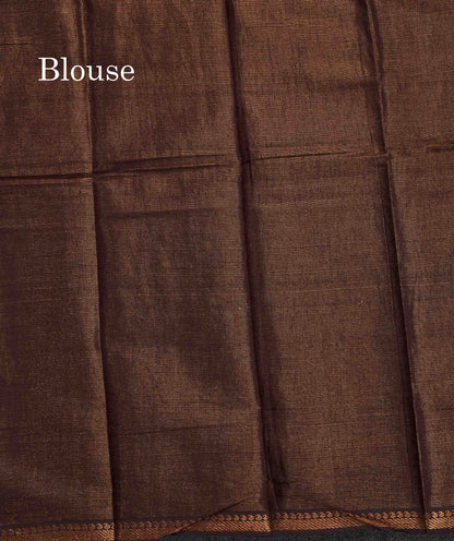 Tissue Sungudi Cotton Saree - Dual Tone Mehandi Green Colour Body With Blouse