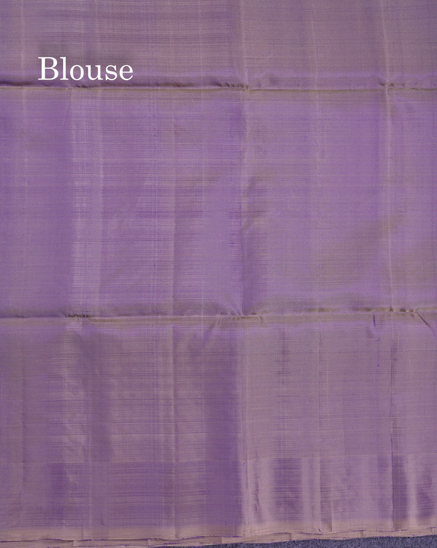 Beautiful Dual Tone Peacock Blue PureMix Kanjivaram Soft Silk Saree With Contrast Light Violet Blouse