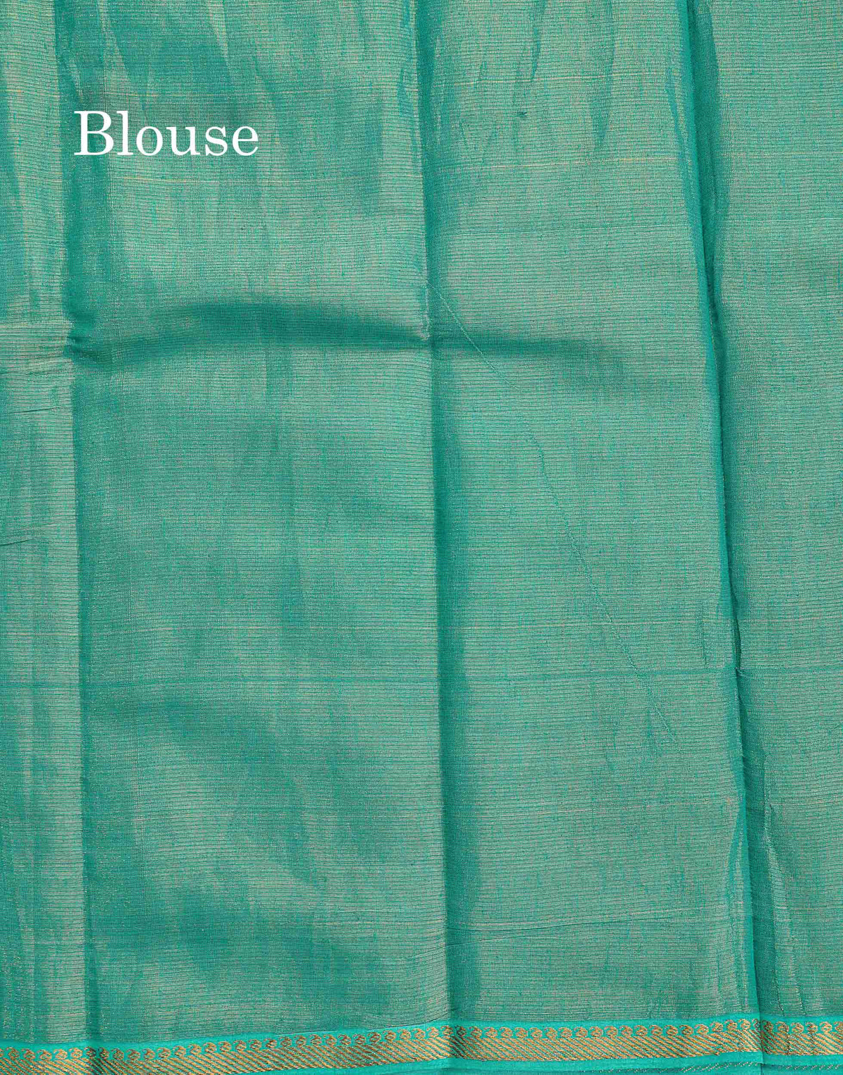 Tissue Sungudi Cotton Saree - Dual Tone Mehandi Green Colour Body With Blouse