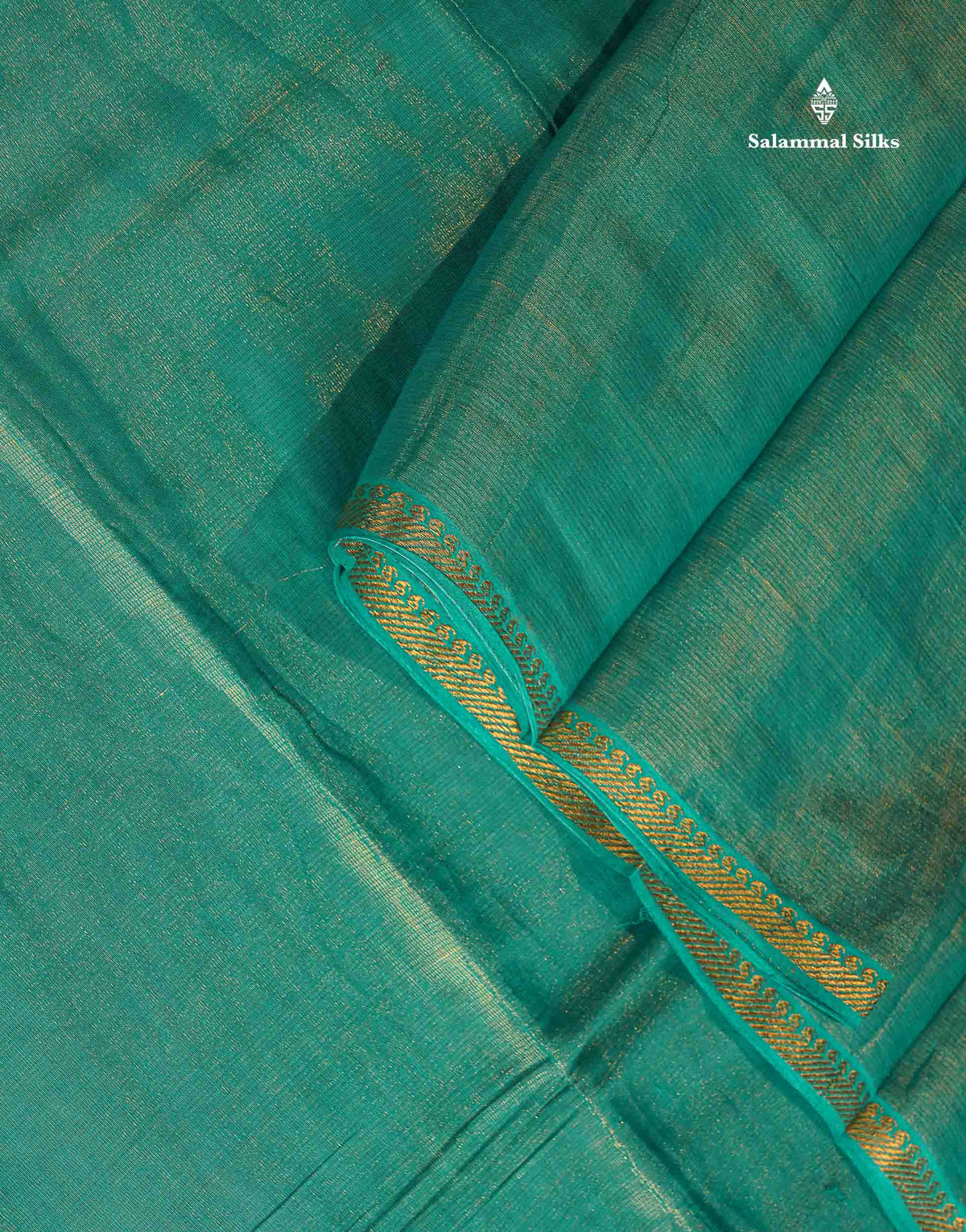 Tissue Sungudi Cotton Saree - Dual Tone Mehandi Green Colour Body With Blouse
