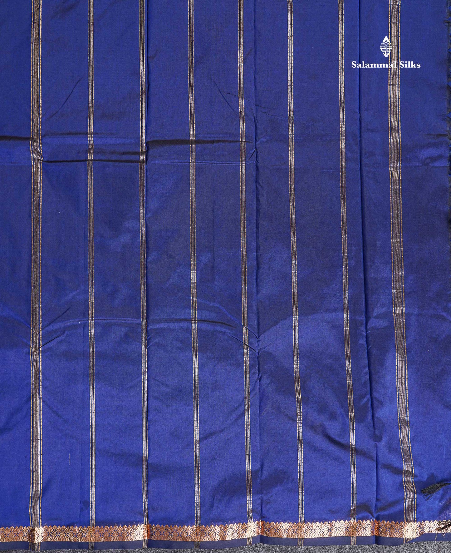 Semi Silk Saree - Maroon Colour Body Zari Butta With Traditional Small Border