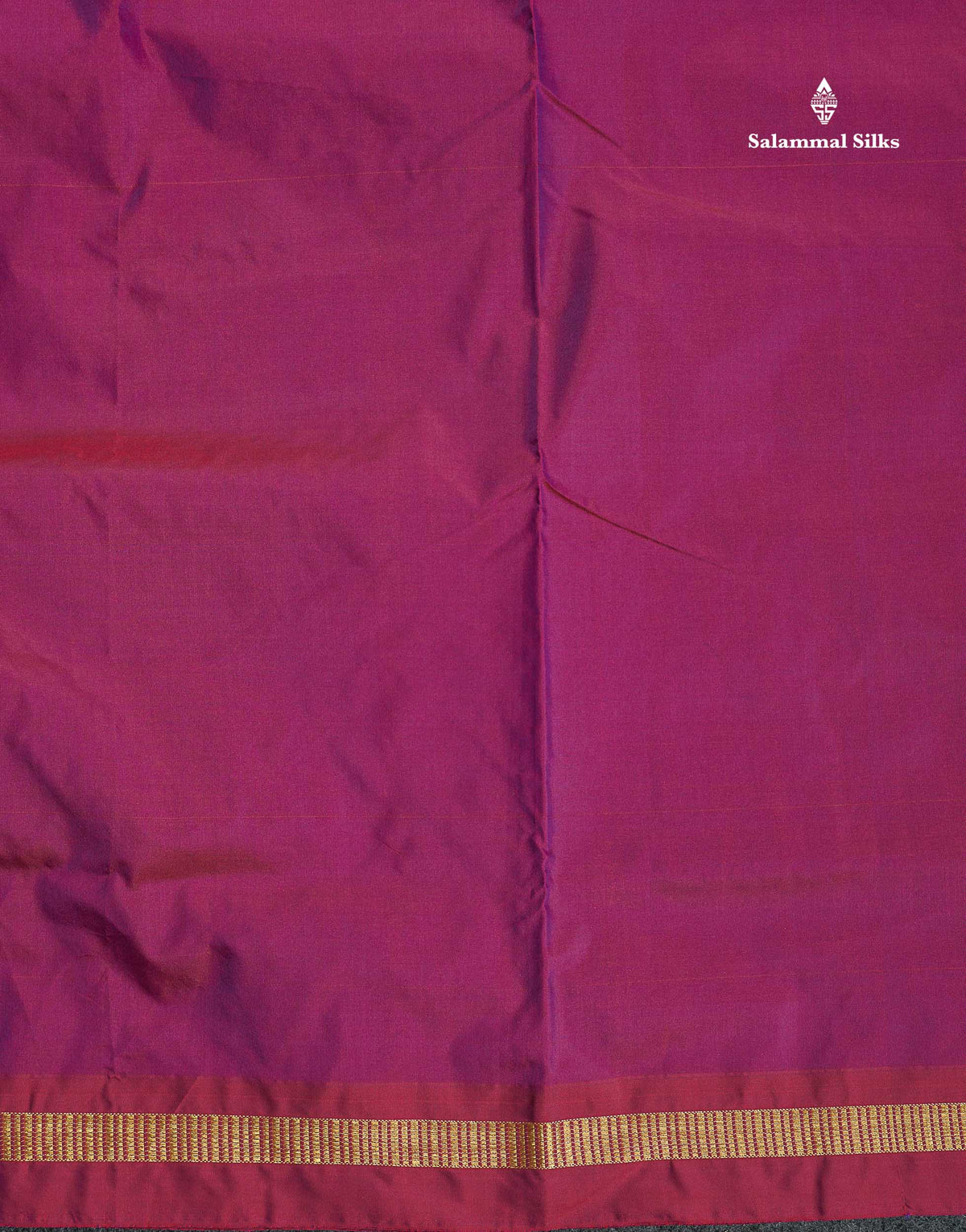 Semi Silk Saree - Orange Colour Body Plain With Small Border | 10 Yards