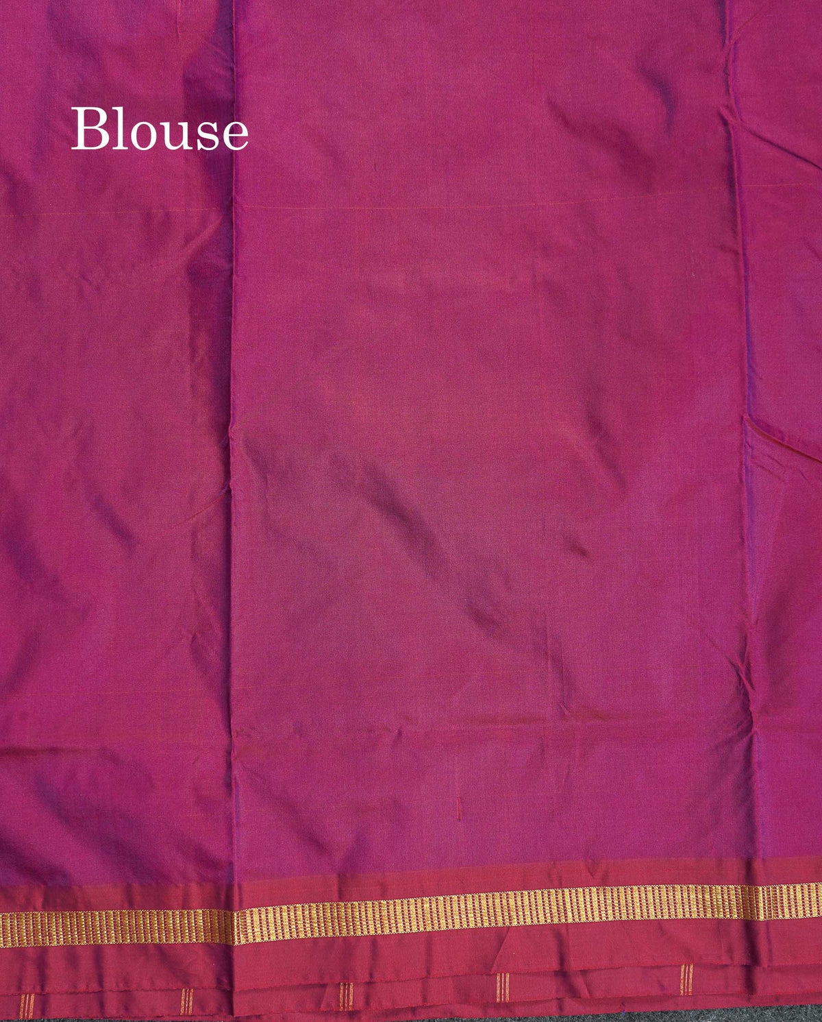 Semi Silk Saree - Orange Colour Body Plain With Small Border | 10 Yards