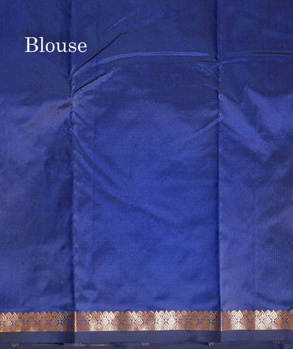 Semi Silk Saree - Maroon Colour Body Zari Butta With Traditional Small Border