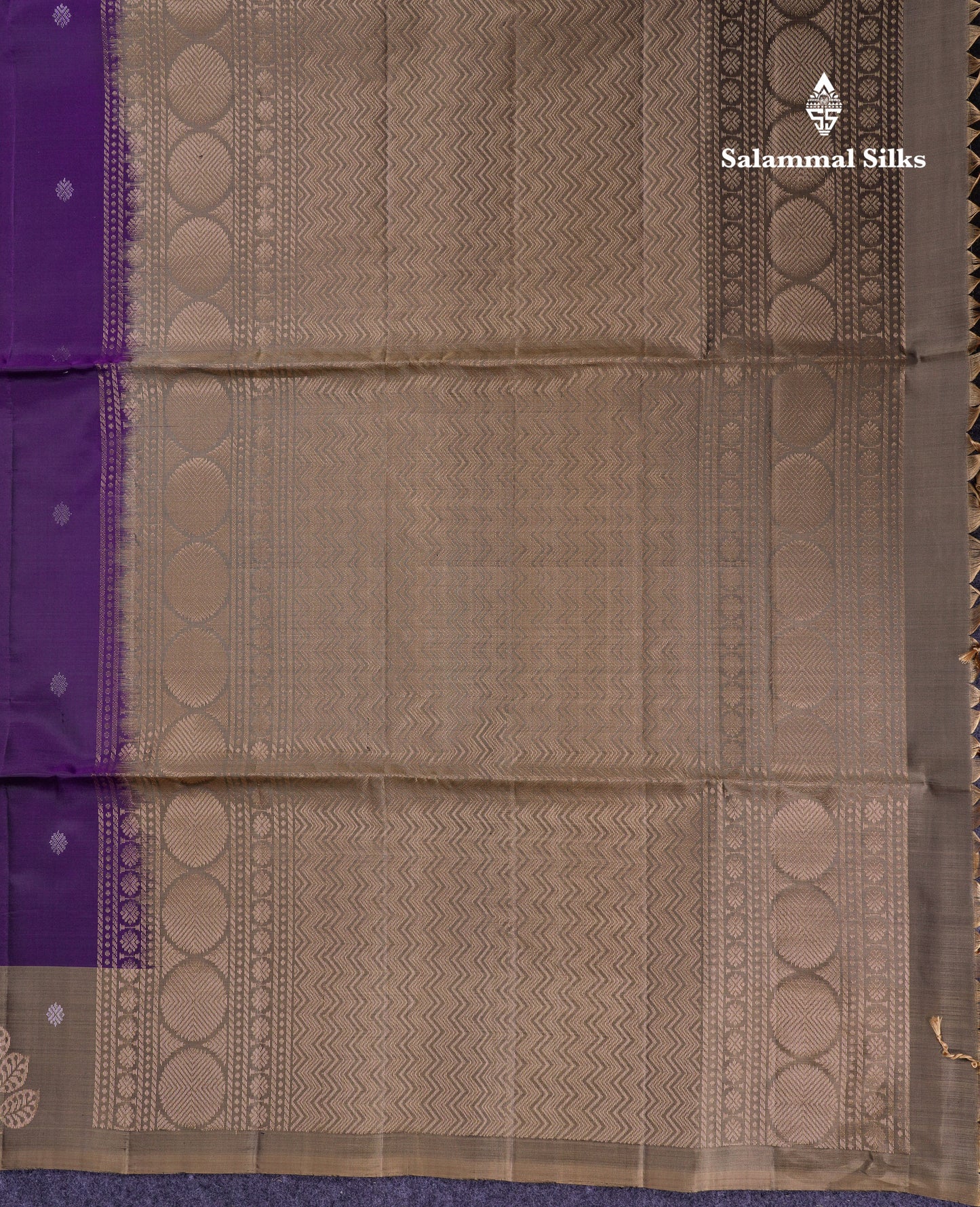 Beautiful Dual Tone Peacock Blue PureMix Kanjivaram Soft Silk Saree With Contrast Light Violet Blouse