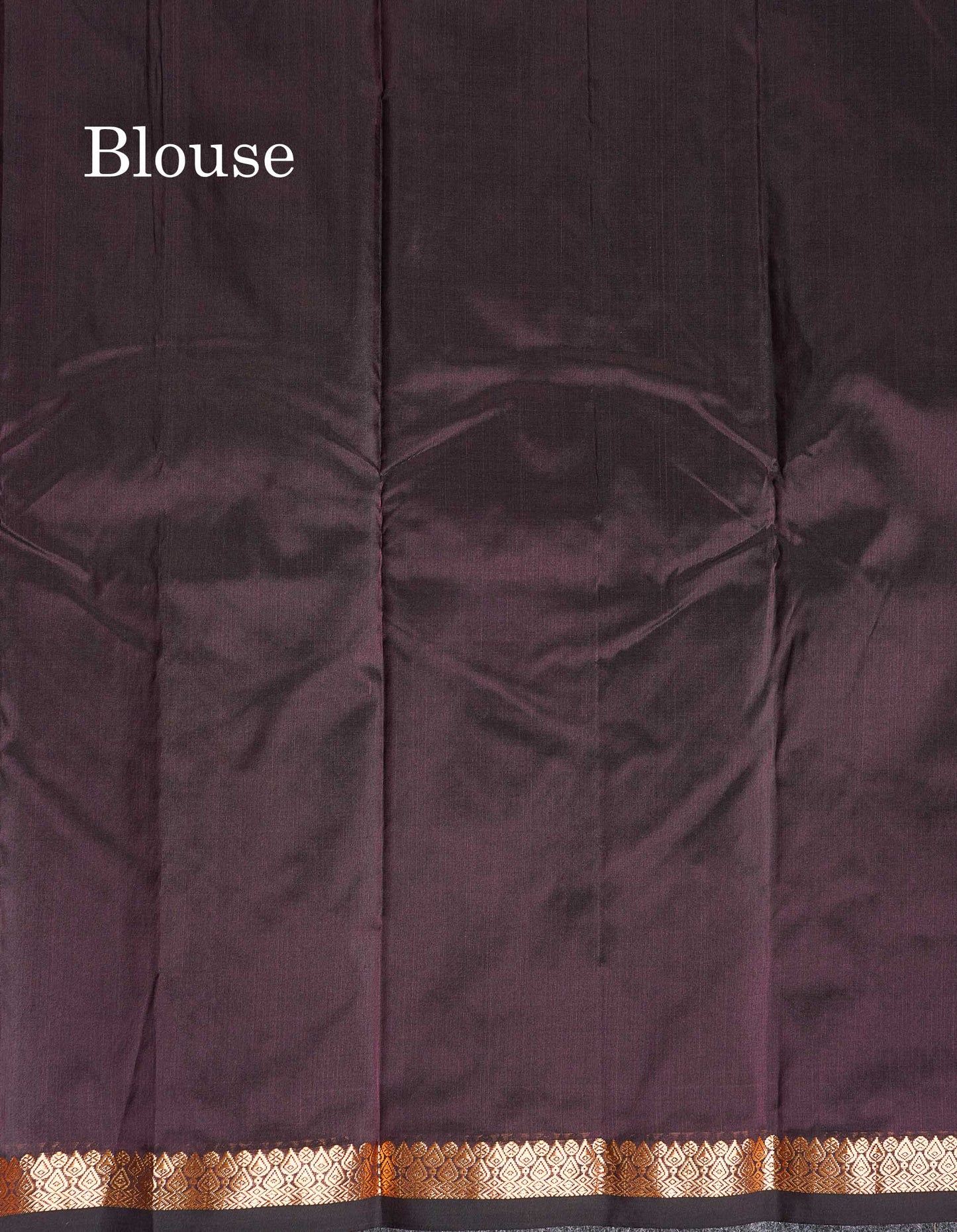 Semi Silk Saree - Maroon Colour Body Zari Butta With Traditional Small Border