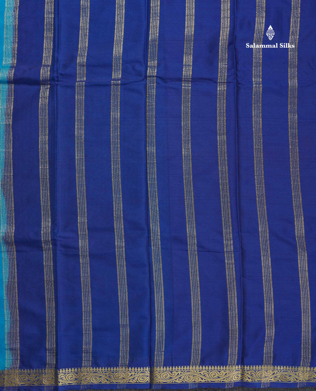 Semi Mysore Silk Saree - Chilly Red Colour Body Plain With Light Pink Small Border