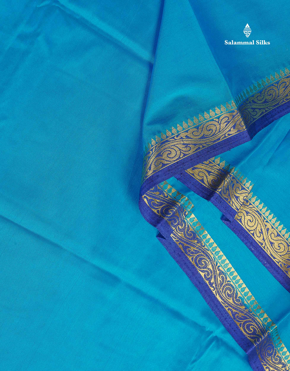 Semi Mysore Silk Saree - Chilly Red Colour Body Plain With Light Pink Small Border