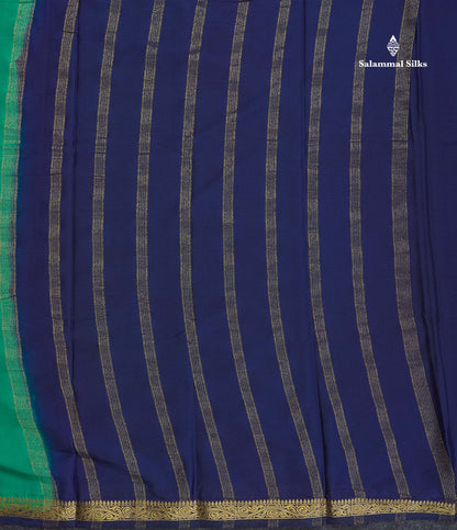 Semi Mysore Silk Saree - Chilly Red Colour Body Plain With Light Pink Small Border