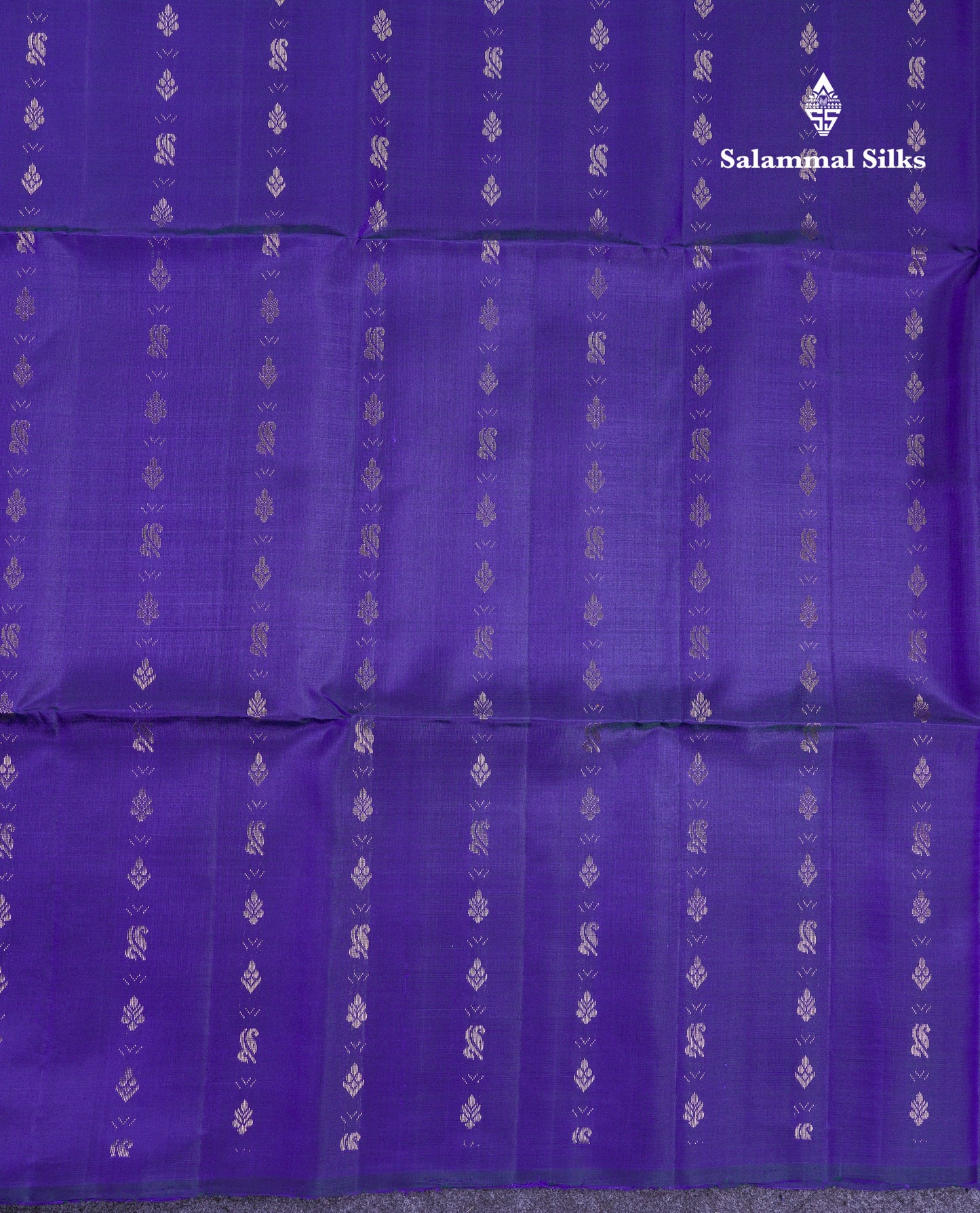 Beautiful Dual Tone Blue Pure Kanjivaram Soft Silk Saree With Blouse