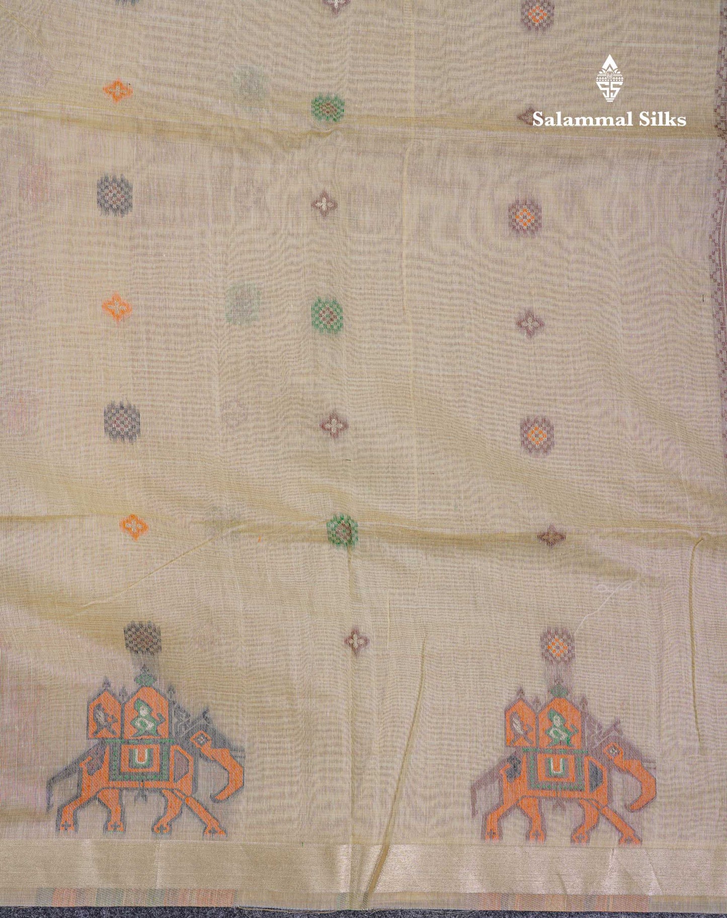 Beautiful Lavender Menakari Work Muga Cotton Saree With Contrast Magenta Blouse