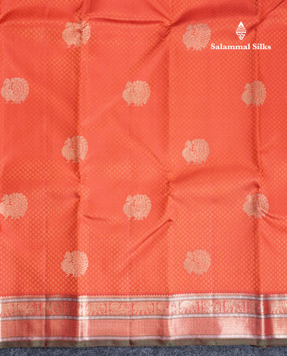 Red Beautiful Emboss Design Bridal Pure Kanjivaram Silk Saree Pure Zari with Traditional Zari Butta Border