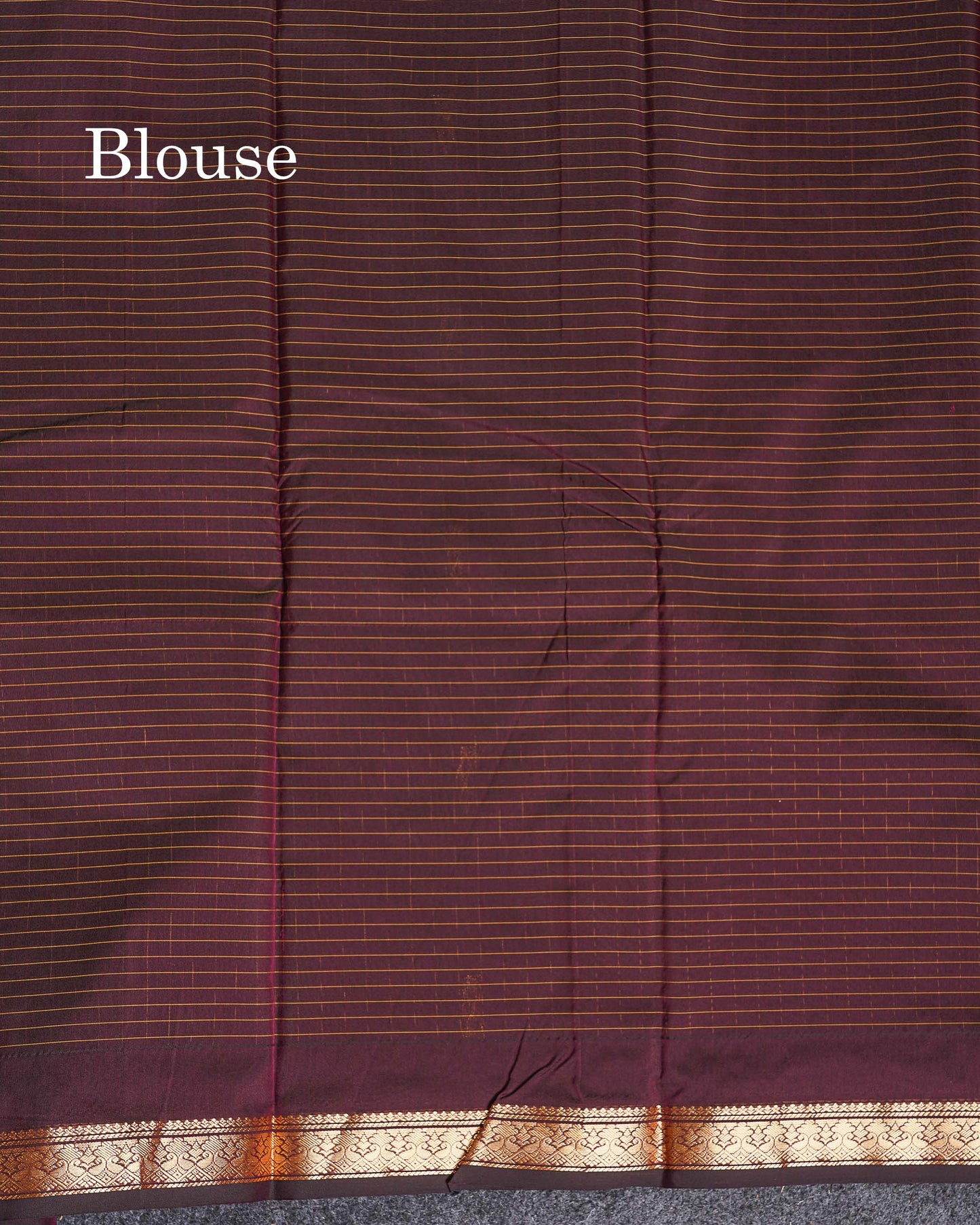 Semi Silk Saree - Peacock Blue Colour Body Zari Checks With Butta & Traditional Small Border