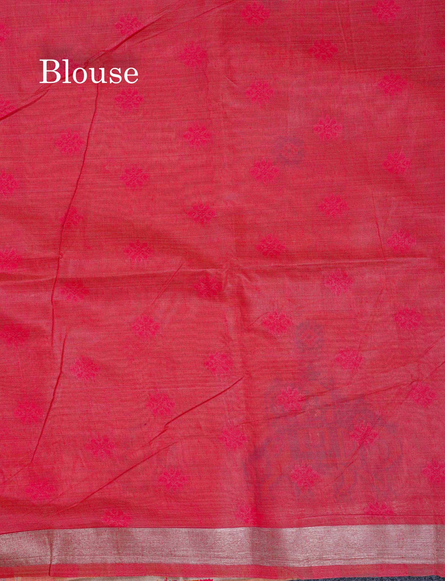 Beautiful Lavender Menakari Work Muga Cotton Saree With Contrast Magenta Blouse